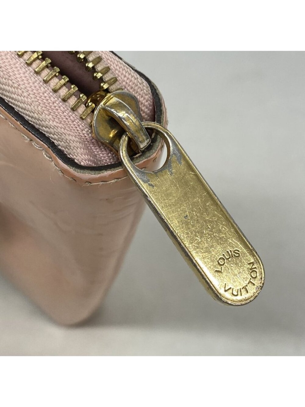 Louis Vuitton Wallet Vernis Zippy Rose Ballerine - Picture 8 of 11